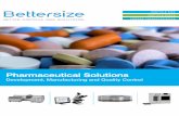 Bettersize Solutions for Pharmaceutical Development-201912 ... · and the appropriate methodology (SOP creation) for particle size measurement. The Bettersizer 2600 laser particle