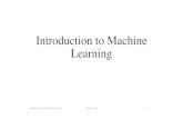 Introduction to Machine Learning - udel.eduudel.edu/~amotong/teaching/machine learning... · Introduction to Machine Learning Amo G. Tong 5 •Find your teammates. •A group should