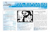 Second Sunday Of Easter (Sunday Of Divine Mercy) …...Page 4 St. Barnabas Catholic Church April 3, 2016 Extraordinary Jubilee Holy Year Of Mercy: December 8, 2015 - November 20, 2016