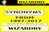 SYNONYMS - englishwizardrycom.files.wordpress.com · SYNONYMS ABCD - meaning ofABCD - SYNONYM Page 1 SO(AUDIT),1997 12. 1. INTREPID - resolutely fearless; dauntless -FEARLESS 2. ABROGATE-repeal