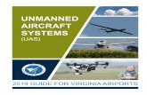 UNMANNED AIRCRAFT SYSTEMS GUIDE FOR VIRGINIA AIRPORTS 2dls.virginia.gov/commission/Materials/unmanned aircraft.pdf · UNMANNED AIRCRAFT SYSTEMS GUIDE FOR VIRGINIA AIRPORTS 7 CHAPTER
