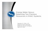 Energy Water Nexus: Balancing Two Precious Resources in HVAC … · 2016-05-25 · Trends – Energy Demand Market trends suggest that demand for energy will rise dramatically over