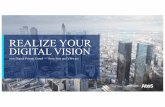 REALIZE YOUR DIGITAL VISION...data center to mobile device. Realize your digital vision 75%+ of all virtual machines run VMware 18,000 employees in 50 locations worldwide 50 locations