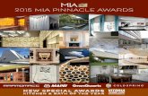 2015 pinnacle awards brochure - Natural Stone Institute · New for 2015, special awards will be presented for Kitchen of the Year and Bath of the Year, sponsored by Vitória Stone