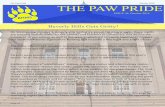 The Paw Pride October î ì í ô THE PAW PRIDE · 2018-10-15 · The Paw Pride October î ì í ô ISSUE ï Fall Fling On Friday, September î ôth, we had our annual Social in the