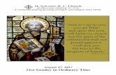 St. Sylvester R. C. Church - Parishes Online · 2019-04-24 · St. Sylvester R. C. Church 68 Ohio Avenue, Medford, NY 11763 A community praying, growing, serving & welcoming in Jesus
