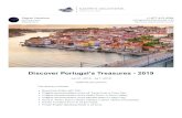Discover Portugal's Treasures - 2019 · 2018-09-11 · Discover Portugal's Treasures - 2019 Jun 21, 2019 - Jul 1, 2019 3299.00 per person This itinerary includes: ... buildings and