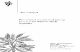 Thesis Project Performance evaluation of routing protocols for Wireless …903013/... · 2016-02-12 · There are many routing protocols developed for Wireless Mesh Networks with