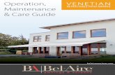 RETRACTABLE PATIO AWNING Maintenance & Care Guide · If you purchased the motorized version, your Bel-Aire Retractable Awning has been equipped with a state-of-the-art electric remote