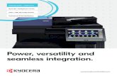 Power, versatility and seamless integration.brochure.copiercatalog.com/kyocera/TASKalfa4003i.pdf · KYOCERA Document Solutions America, Inc. 03 High productivity. The TASKalfa 6053ci