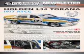 Classic Carlectables - About Us · NEWSLETTER January - March 2015 HOLDEN 1-34 TORANA 1977 ATCC BRIDGESTONE TOURING CAR COLLECTION Item No. 18580 1/18 RRP $240.00 Delivery 2nd Qtr