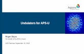 Undulators for APS-U · 9/19/2018  · Current APS Insertion Devices –Status March 2018 Undulators for APS-U, ASD Seminar September 19, 2018 7 A variety of periods installed and