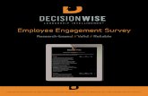 Employee Engagement Survey - DecisionWise Employee Engagement Survey 5 MAGIC Keys of Employee Engagement