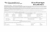 CBOE Exchange and Regulatory Bulletin · Page 2 September 24, 1999 Volume 27, Number 39 The Chicago Board Options Exchange Bulletin ... Statement of Business Affiliation Form and