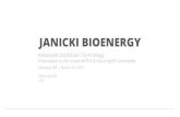 JANICKI BIOENERGY · Founded by Peter & Susan Janicki in 1993. PROPRIETARY. ORION Manned Spacecraft NASA PROPRIETARY Crew Module Human habitat from launch through ... Steven Rowe