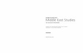 CURRICULUM 2007 Middle East Studies/media/EAD29395AC9A4D1688AF... · to contribute to form the Middle East, Middle East Studies, and the pro-cesses that will characterise the region