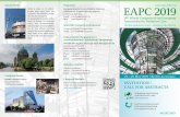 Organiser EAPC 2019 · ESTREL Congress Center Sonnenallee 225 12057 Berlin, Germany. Topics • Inclusion of palliative care in universal health coverage • Access to palliative