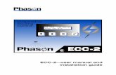 ECC-2 user manual and installation guide - Phason · ECC-2 user manual Introducing the ECC-2 29042001 1 Introducing the ECC-2 Phason’s ECC-2 Evaporative Cooling Control is designed