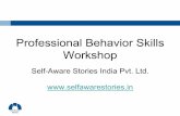 Professional Behavior Skills Workshop · Define behavior skills for job-readiness 2. Describe “professional behaviors” expected in a work environment. 3. Identify and describe