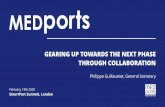 GEARING UP TOWARDS THE NEXT PHASE THROUGH … · GEARING UP TOWARDS THE NEXT PHASE THROUGH COLLABORATION Philippe Guillaumet, General Secretary February, 19th 2020 SmartPort Summit,