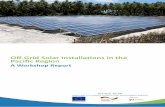 Off-Grid Solar Installations in the Pacific Region€¦ · 4.2 System types Off-grid solar systems vary in type depending on the energy demand; whether the system covers 1 or more