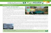 Focus on A Farmer - Oklahoma · Save the Date ~ Join us for: AgrAbility Day at the Capitol ~ March 26, 2012. AgrAbility Staff. Oklahoma State University Oklahoma Cooperative Extension
