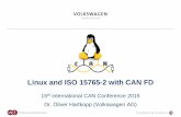 Linux and ISO 15765-2 with CAN FD - Amazon S3s3.eu-central-1.amazonaws.com/cancia-de/documents/proceedings/… · Flow Control (FC) are adapted to the first received CAN FD frame