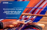KPMG INTERNATIONAL Sustainable Insightethmar.social/.../uploads/2017/08/19-unlocking-value-social-investme… · corporate social responsibility, community programs and social contributions.