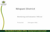 Mopani District - anovahealth.co.za · Phase 0 Preparation for Tier.net (Buy-in meeting with facility managers, Filing, orientation, ... •conducts quarterly audits •cleans the