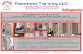 HUD Windows - Fire Engineering · TRADITIONS TRAINING, LLC. "COMBAT READY" FIREFIGHTING FIREGROUND PROVEN TIPS, TECHNIQUES & DRILLS Fire En ineerin Forcing HUD Windows with Hand Tools
