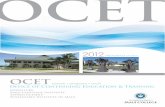OCET - Home - University of Hawaii Maui College · 2012 OCET Program Review people+programs=profit 4 Marketing Enhancements • Catalog quality has increased while production costs