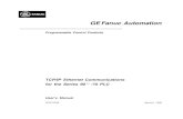GE Fanuc Automation T… · GE Fanuc Automation Programmable Control Products TCP/IP Ethernet Communications for the Series 90 -70 PLC User’s Manual GFK-1004B January 1996. GFL–002