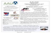 AAUW · Known office of publications is 1025 Fairfax, Birmingham MI 48009. Periodical postage paid at Birmingham MI 48012. AAUW Birmingham Affiliate Board Branch President: I will