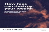 INVESTSMART RESEARCH How fees can destroy your wealth · Percentage of your investment lost to fees over a 30-year investment An example of how fee stacking works ... advice #TIP