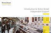 Introduction to Rimini Street Independent Supportfr.oguest.com/wp-content/uploads/2018/10/SAM... · Introduction to Rimini Street Independent Support ... Suite –including BI7, SCM,