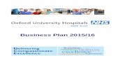 Business Plan 2015/16 · healthcare services for older people and adults who have complex health problems across Oxfordshire. This aligns with Oxfordshire CCG’s strategic commissioning