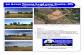 50 Acres Vacant Land near Canby, OR - Oregon Land, Farms ... · 50 Acres Vacant Land near Canby, OR Approved for 3 Building Sites $399,000. 50 Acres Rural Canby Property Measure 49