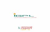 th annual 29 report - I G Petrochemicals Ltdigpetro.com/sites/default/files/IG Petro Chemicals_AR_2017-18.pdf · Financial Highlights Statutory Reports 12 Notice 17 Management Discussion