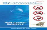 Complete Range of Pest Control Solutions - Caprichemcaprichem.com/downloads/Books/Pest_Control _Catalogue.pdf · Complete Range of Pest Control Solutions . Insecticides Electronic