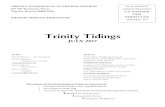 Trinity Tidingstrinitylutherantopeka.org/wp-content/uploads/2016/04/...2017/07/04  · Trinity Tidings JULY 2017 Trinity Evangelical Lutheran Church Page Trinity Evangelical Lutheran
