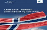 LSSIP 2018 - NORWAY€¦ · LSSIP Year 201 8 Norway 1 Released Issue Executive Summary . National ATM Context . Norway remains committed to further developing the Single European