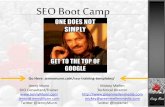 SEO Boot Camp - Jenny Munnjennymunn.com/wp-content/uploads/2015/05/UPDATED-SEO... · 2020-03-14 · SEO Content Best Practices •Any content piece with its own URL can be optimized