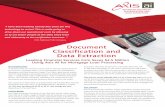 Document Classification and Data Extraction · Data Extraction . Leading Financial Services Firm Saves $2.5 Million Using Axis AI for Mortgage Loan Processing. CORPORATE HEADQUARTERS