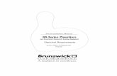 and Associated Brunswick Bowling Equipment · Pre-Installation Manual January 2009 / 10-095400-041 0109-56 GS-Series Pinsetters ... the machine, lockout Safety Controller power switch