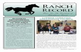 Ranch Record Ranch… · 2020-06-19 · for you and your teeth. Come in for your initial exam, cleaning and x-rays (services covered by most insurance companies) and you’ll get