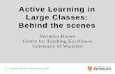Active Learning in Large Classes: Behind the scenes · Collaborative learning techniques : a handbook for college faculty (2nd ed.). San Francisco: Jossey-Bass • Millis, B. J. (ed.).