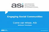 Engaging Social Communities · 2016-01-31 · Communicating key to the wider WNA membership. Latest News & Updates Add an announcement Configure Welcome By Serge Gorlin on August