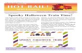 Spooky Halloween Train Time! · PDF file Spooky Halloween Train Time! The Scary Train was a huge success last year. We had over 750 visitors go through the cars and come out with lots