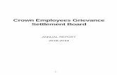 Crown Employees Grievance Settlement Board Annual... · 1991. Mr. Williamson is also an Unjust Dismissal Adjudicator under the Canada Labour Code and is a ViceChair of the Grievance