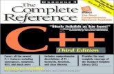 C++: TheCompleteReference ThirdEditioncs1100259/JAVA/complete_reference_C++.pdf · C++: TheCompleteReference ThirdEdition HerbertSchildt OsborneMcGraw-Hill Berkeley NewYork St.Louis